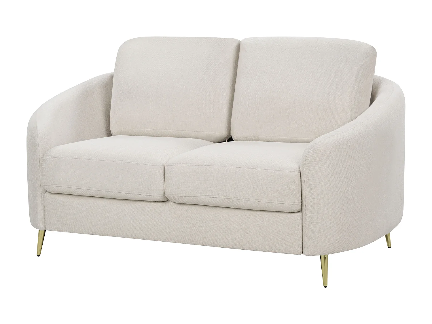 Canapé 2 places TROSA Tissu Beige clair