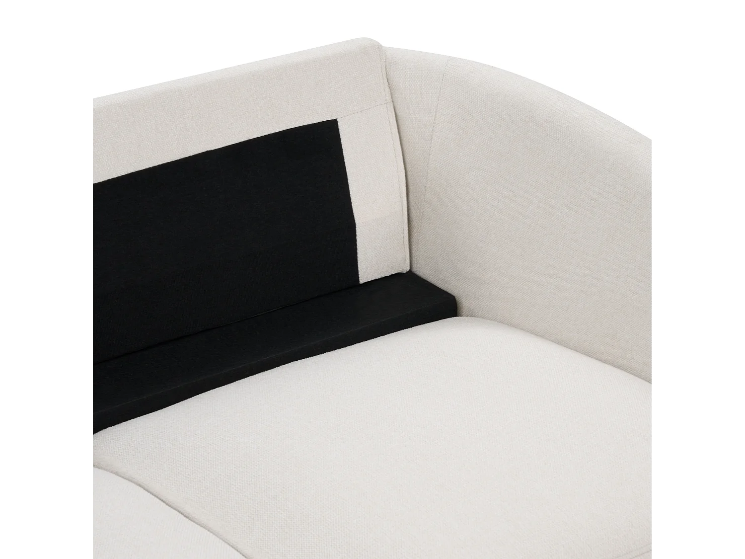 Canapé 2 places TROSA Tissu Beige clair