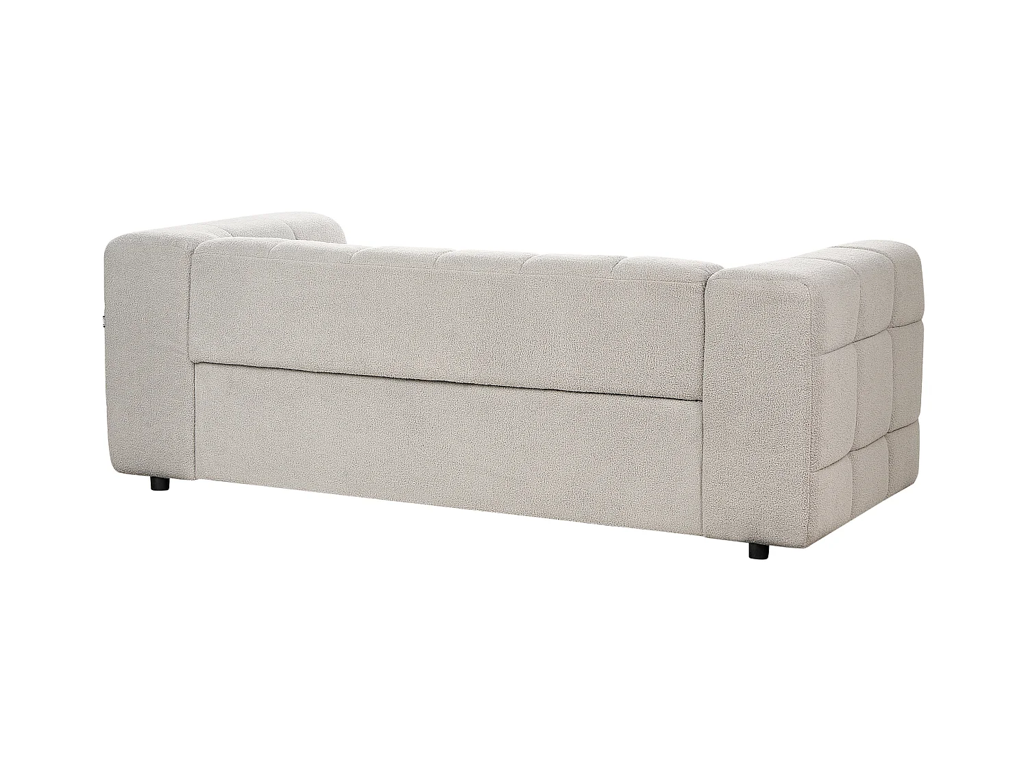 Canapé 3 places MULLOLA Bouclé Gris