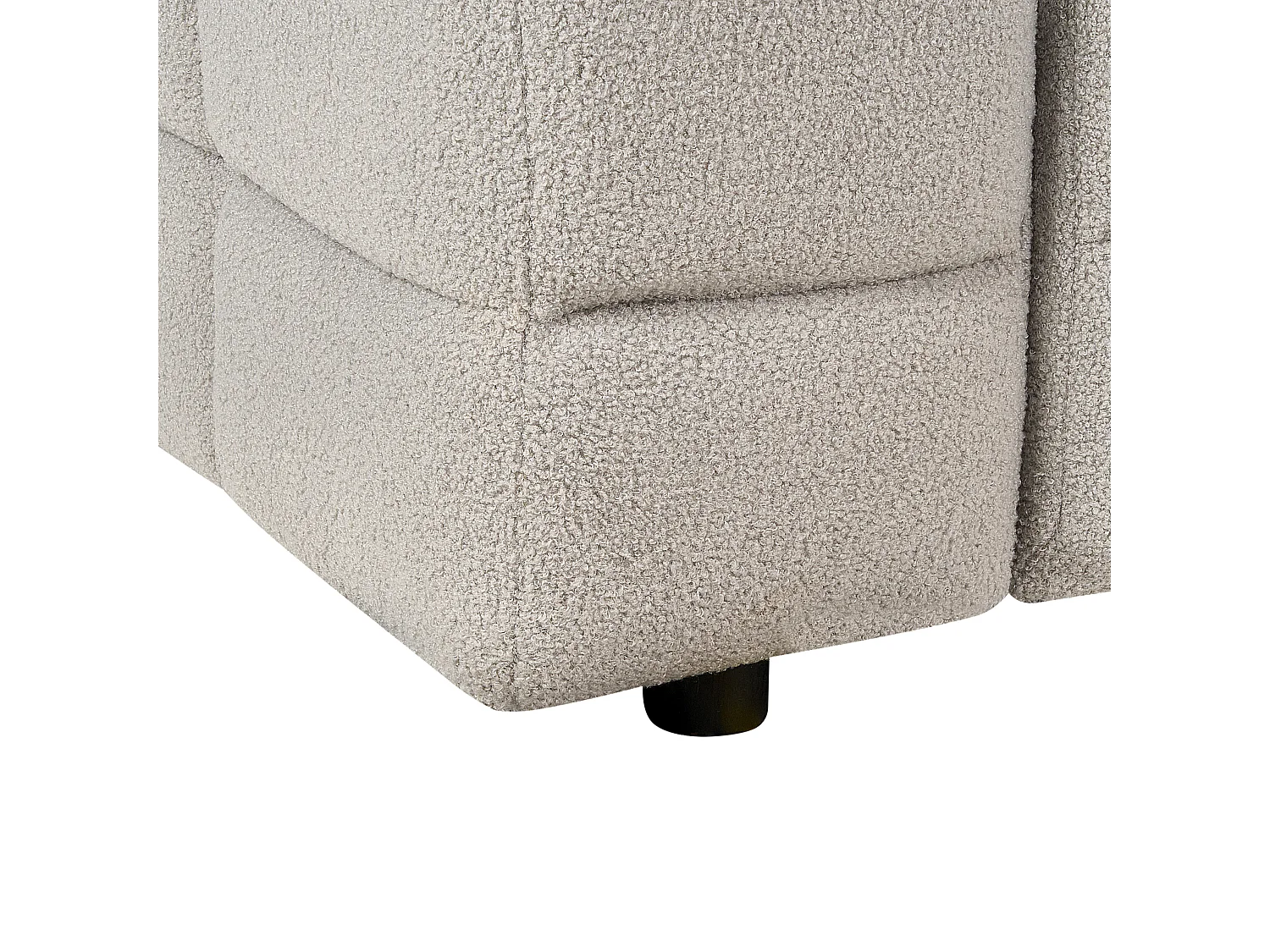 Bank MULLOLA Bouclé Grijs 3-zitter