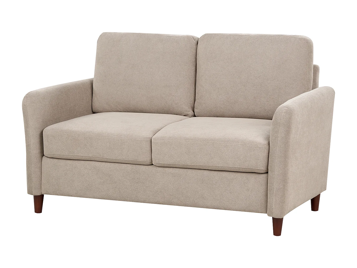 Canapé 2 places MARE Tissu Taupe avec rangement