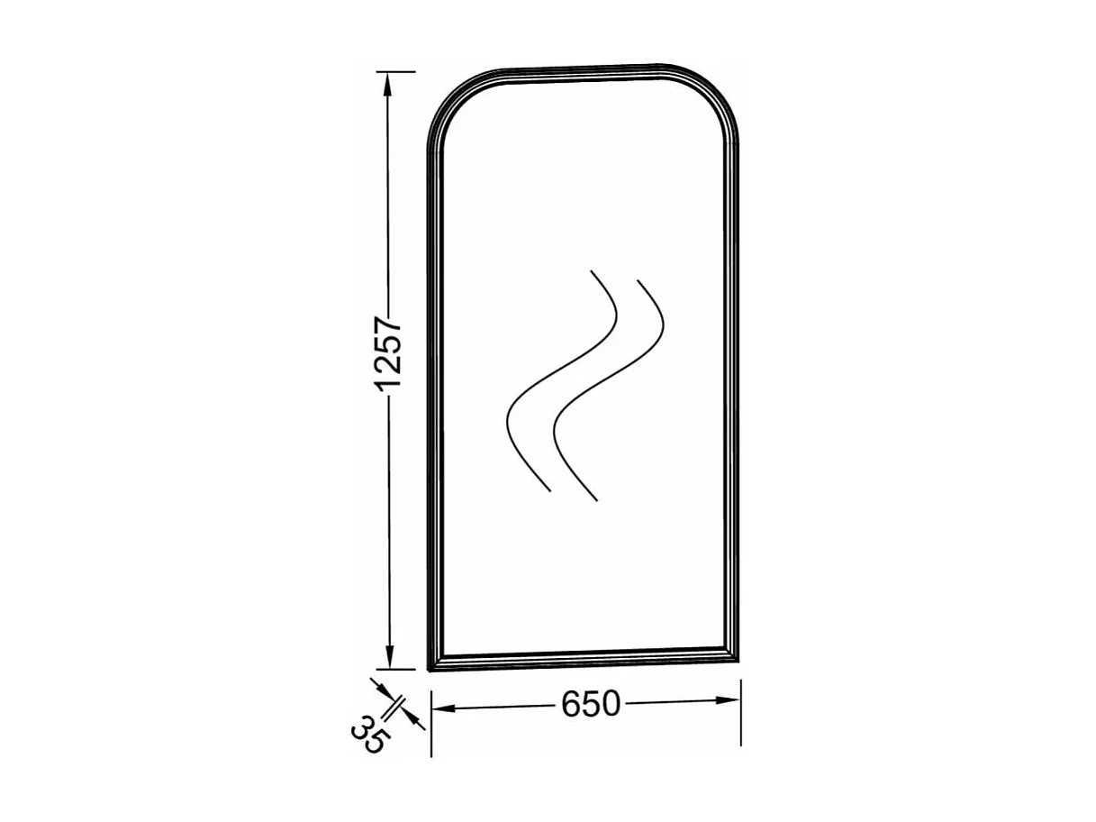 Console JACOB DELAFON Cléo 1889 avec plan vasque 3 trous + colonne gauche + miroir + mélangeur poignée lavabo or + siphon or