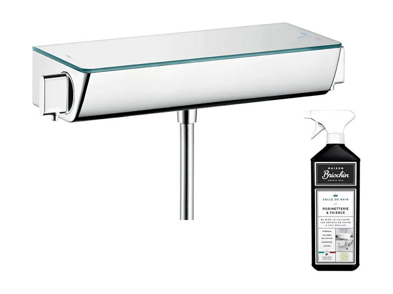 Mitigeur douche thermostatique HANSGROHE Ecostat Select + Nettoyant Briochin