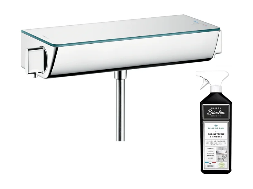 Mitigeur douche thermostatique HANSGROHE Ecostat Select + Nettoyant Briochin
