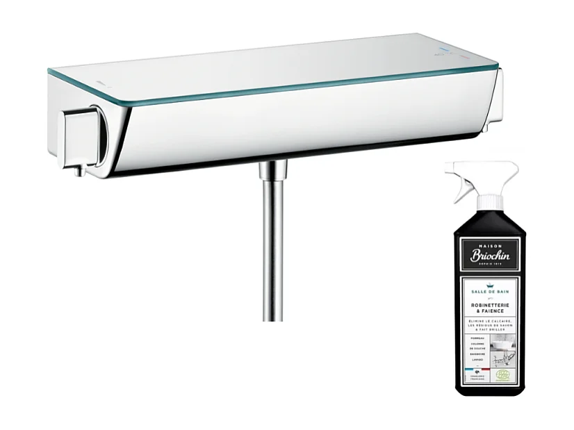 Mitigeur douche thermostatique HANSGROHE Ecostat Select + Nettoyant Briochin