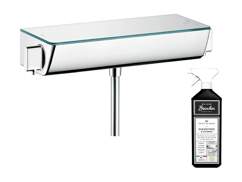 Mitigeur douche thermostatique HANSGROHE Ecostat Select + Nettoyant Briochin
