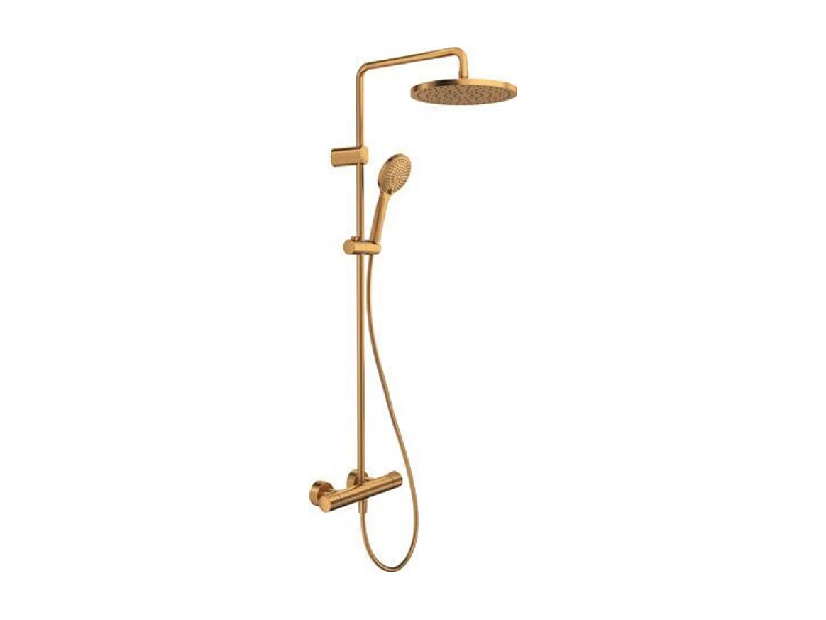 Colonne de douche thermostatique DURAVIT MinusFlow Bronze brossé