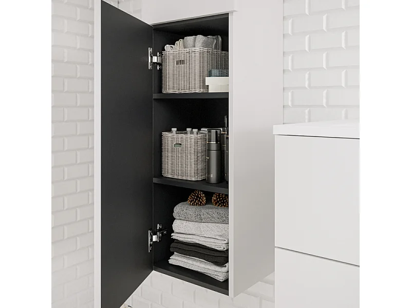 Colonne de salle de bain BURGBAD Cosmo blanc mat