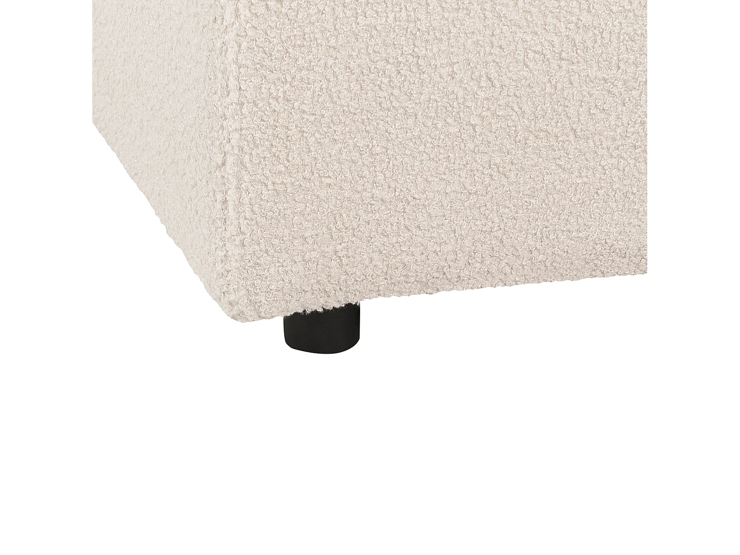 Ottoman FALSTERBO Bouclé Beige clair