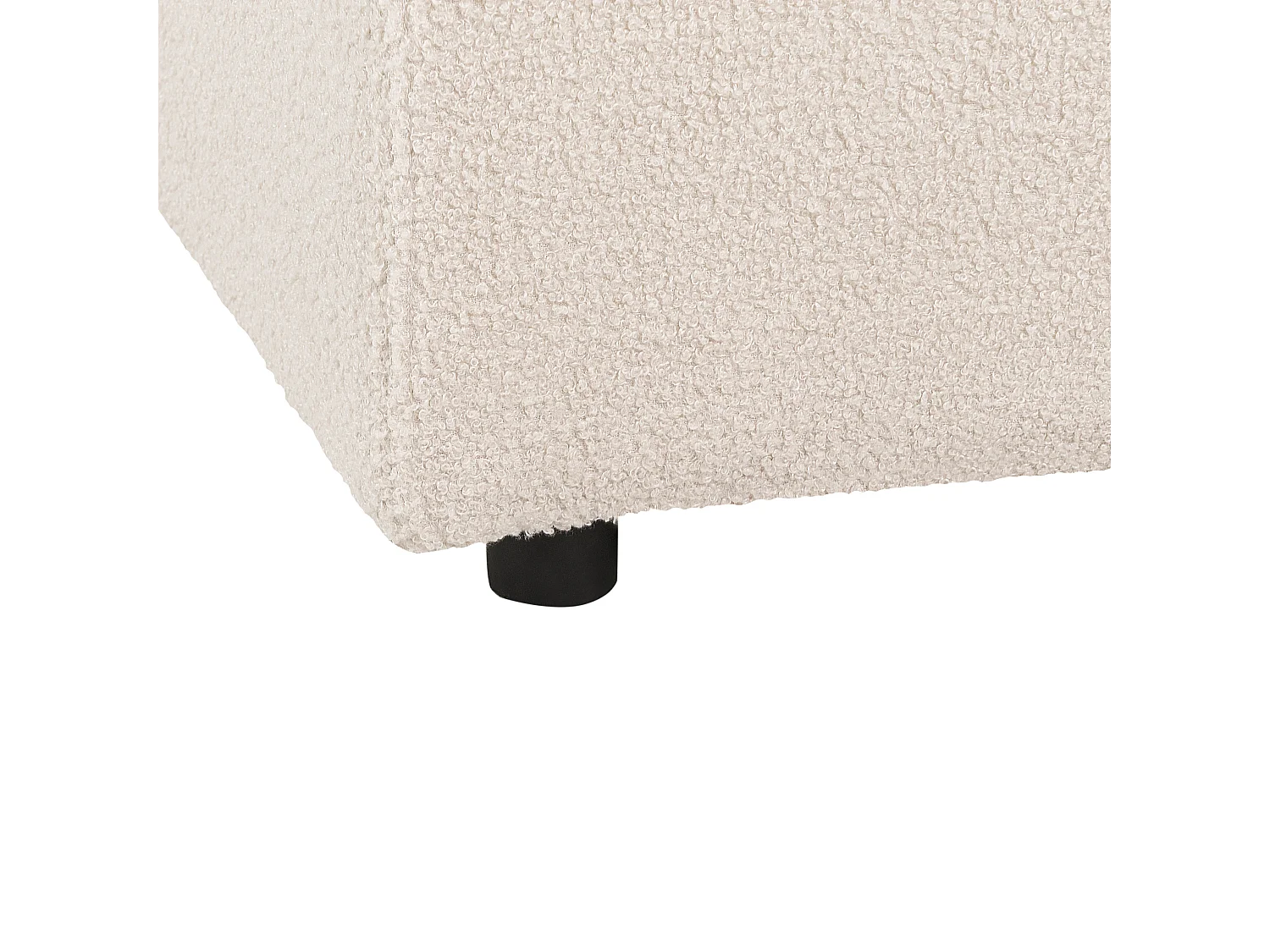 Ottoman FALSTERBO Bouclé Beige clair