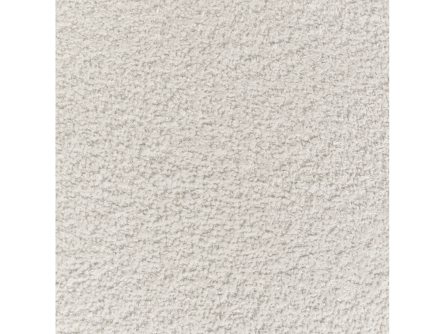 Sessel Bouclé creme weiß / heller Holzfarbton gepolstert Retro Stil Hjo