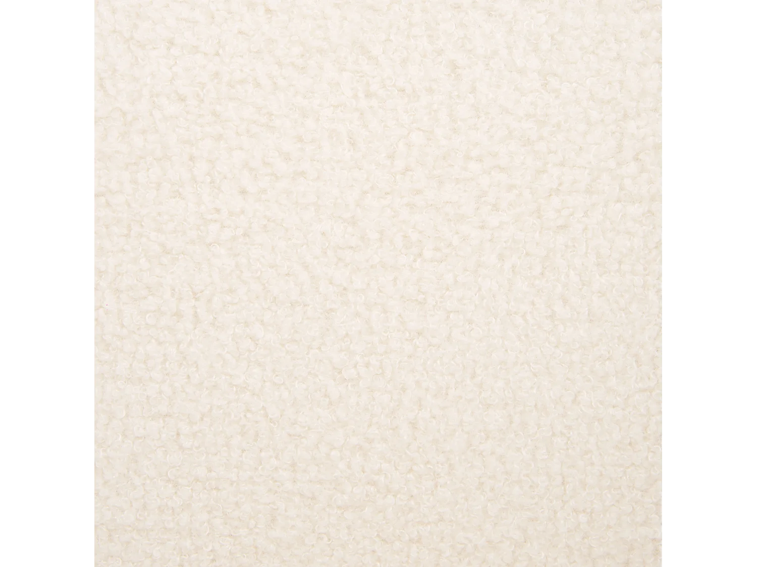 Fauteuil SKEI Bouclé Blanc