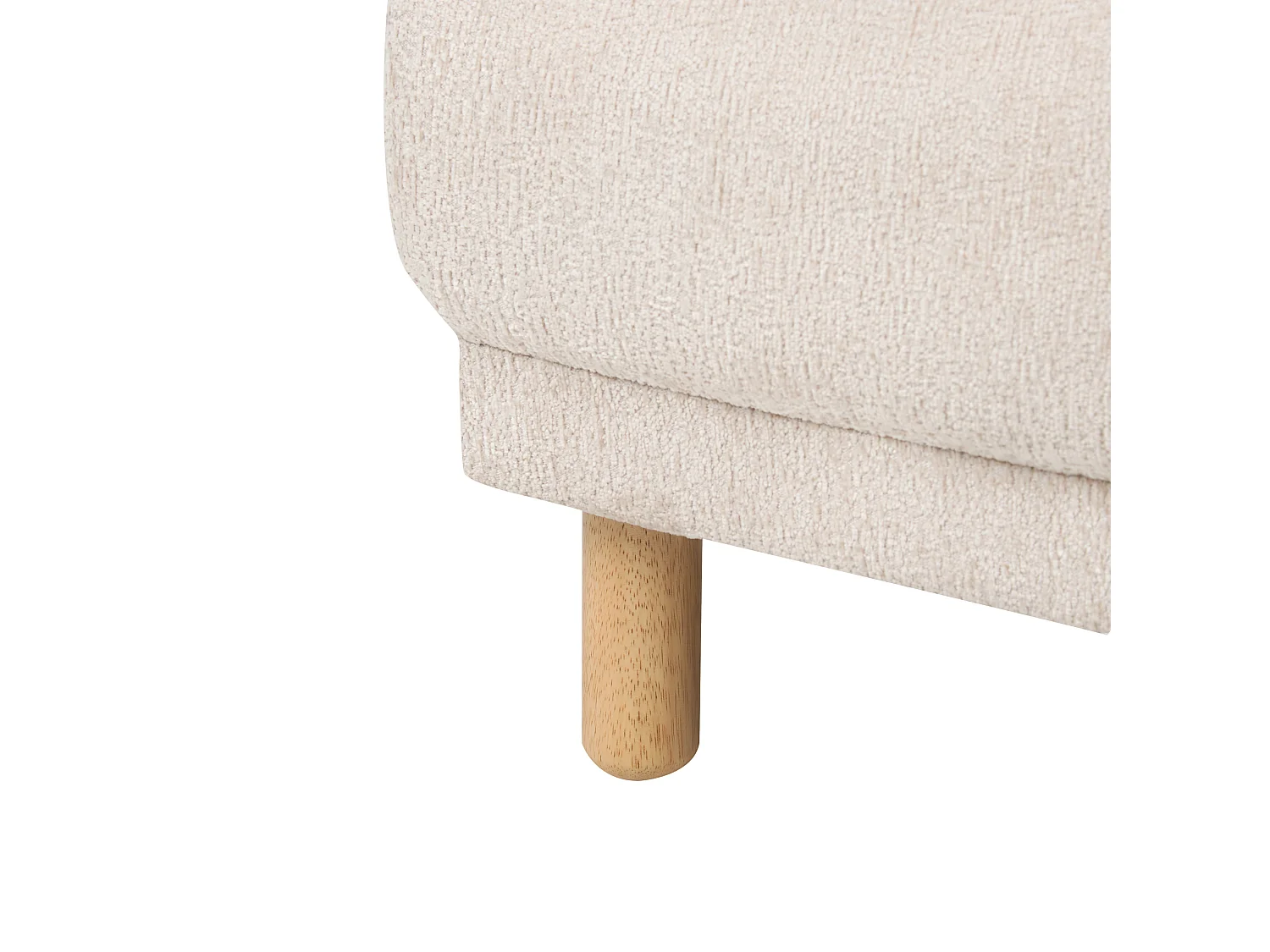 Fauteuil TUVE Bouclé Beige