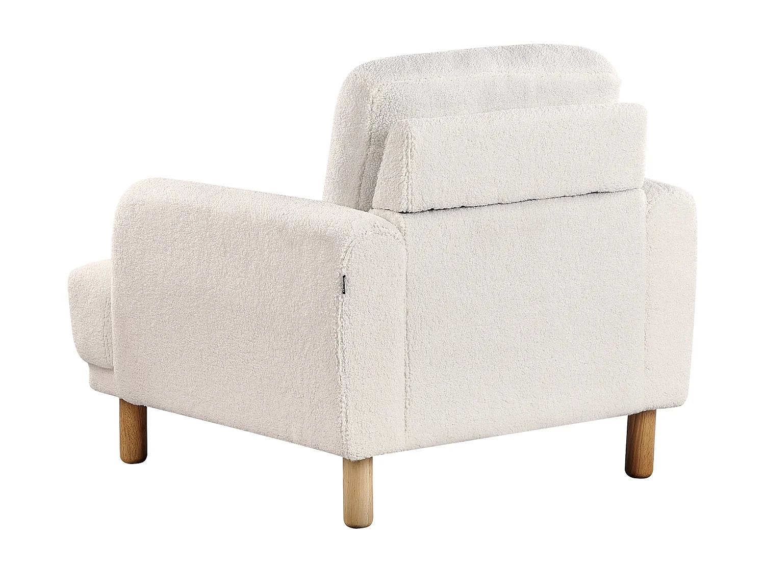 Fauteuil TUVE Bouclé Wit