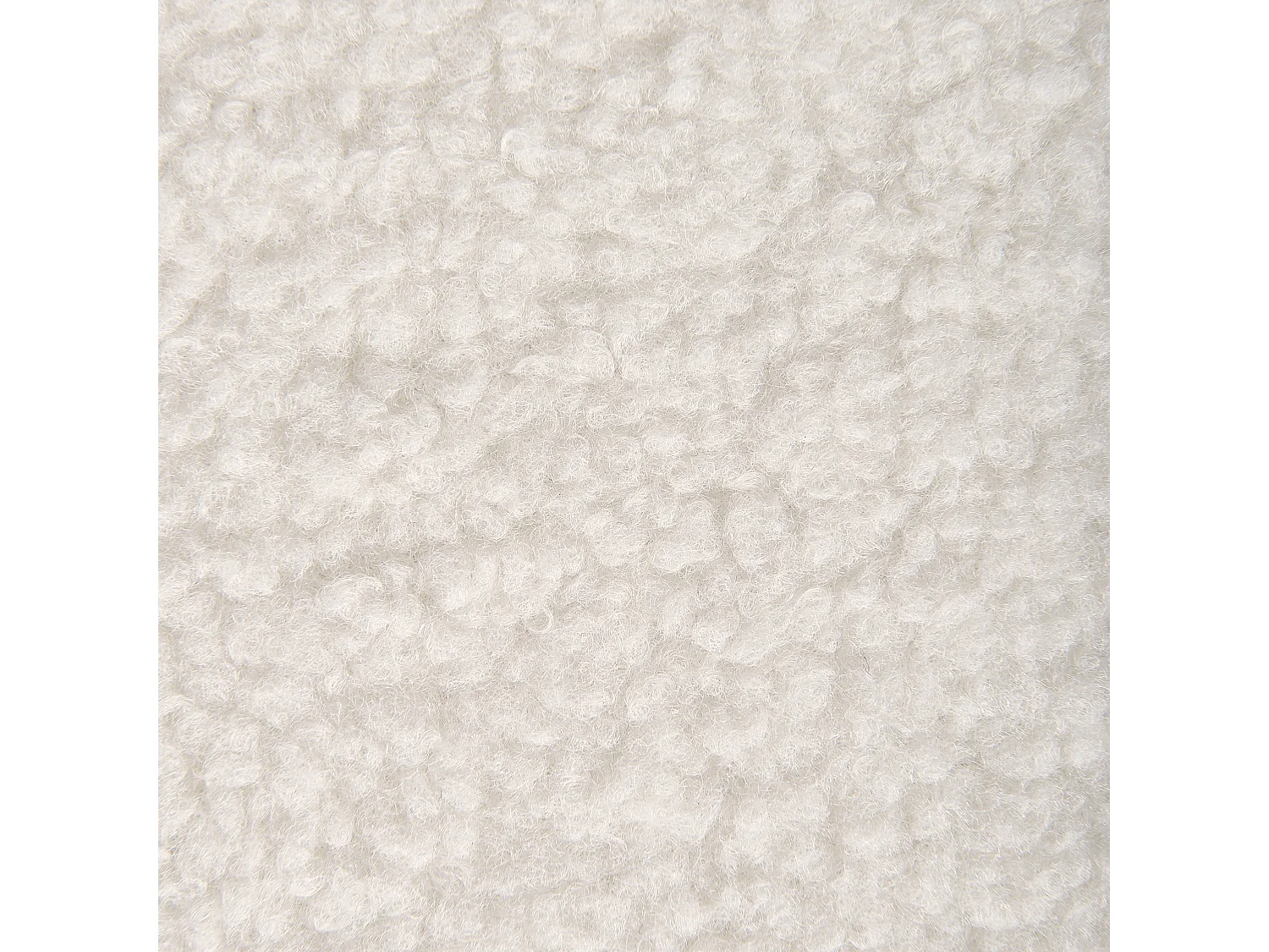 Fauteuil TUVE Bouclé Blanc