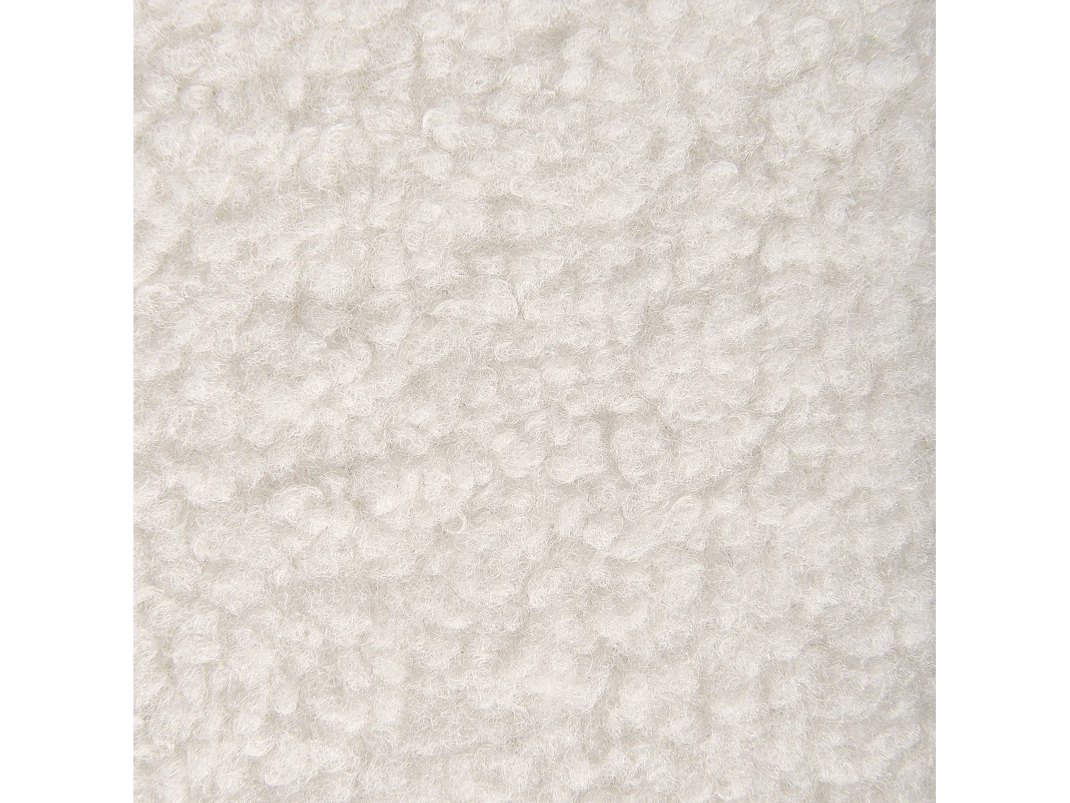Fauteuil TUVE Bouclé Blanc
