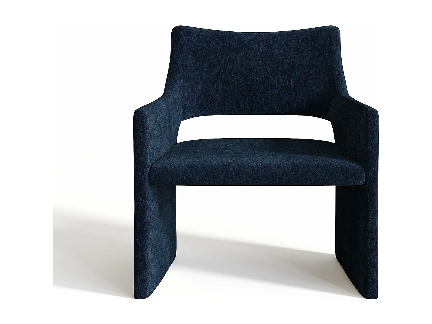 Chaise velours bleu nuit ZOE