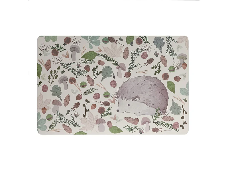 Doppelseitiges Tischset Hedgy mittel mehrfarbig 43.5 x 28.5