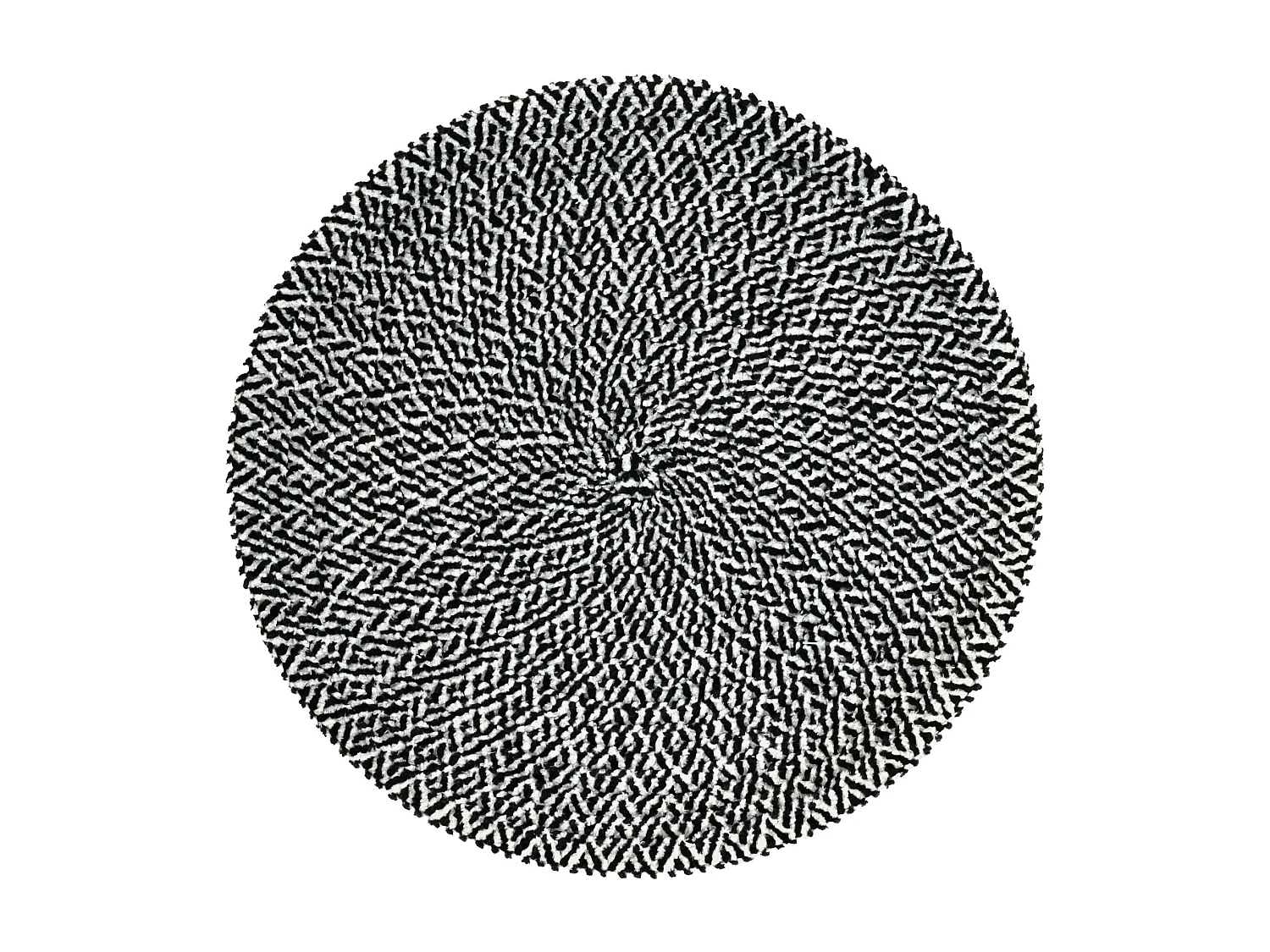 Dekoratives Tischset Tabita mittelschwarz 38 cm