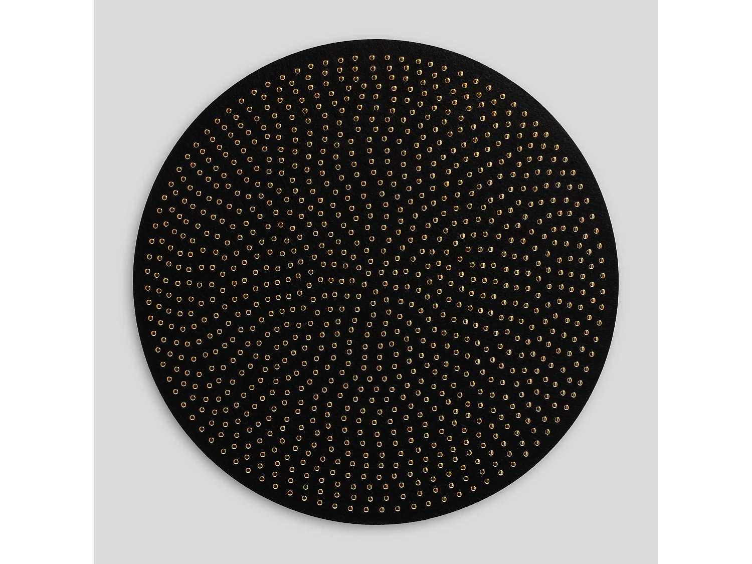 Dekoratives Tischset Milton mittleres Gold 38cm