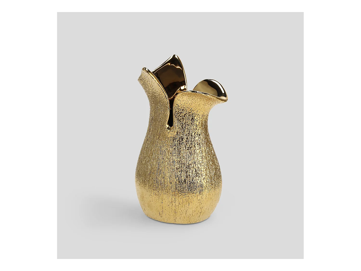 Vase Smart Owal Mittleres Gold 28 x 12 x 16