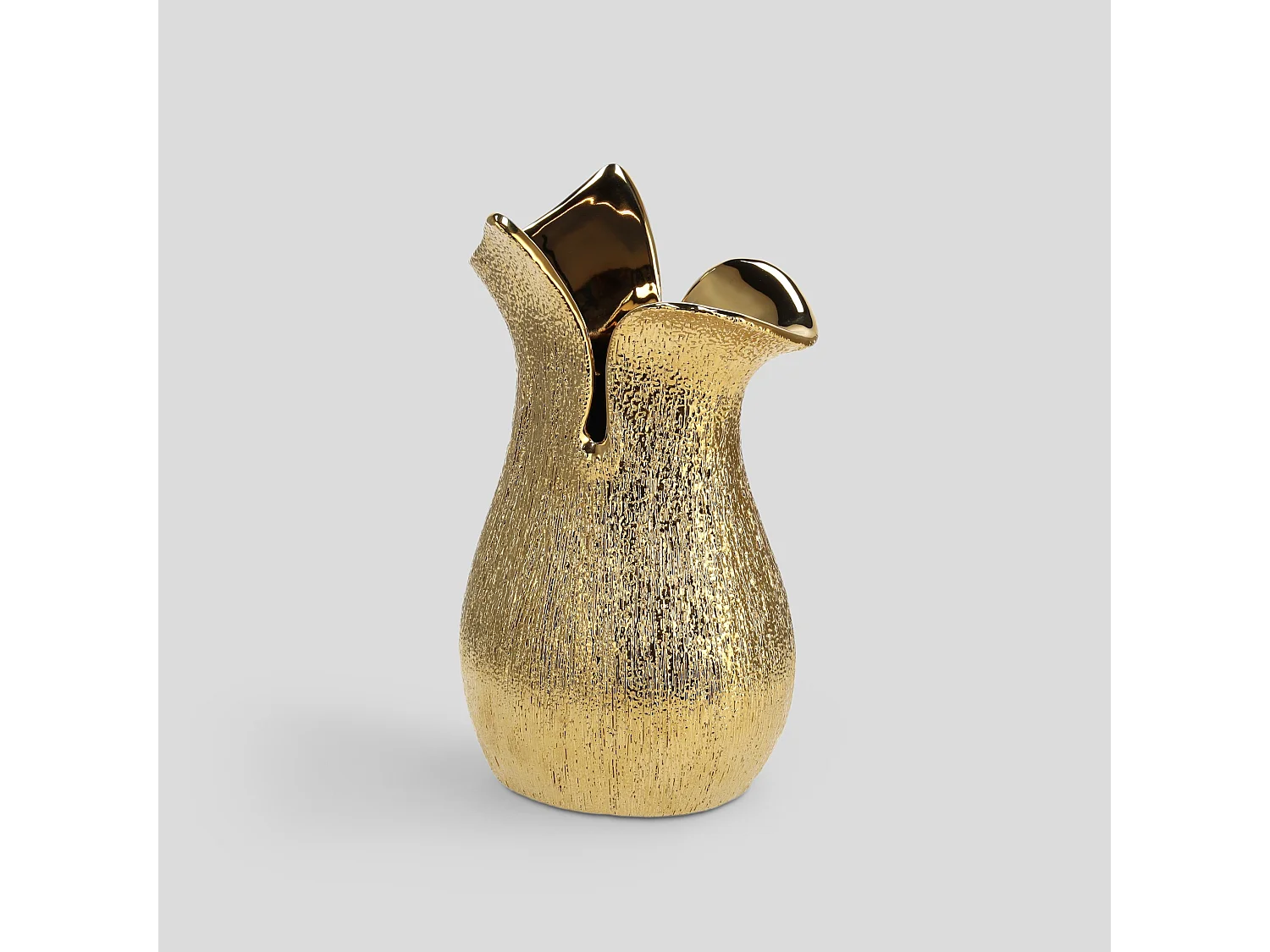 Vase Smart Owal Mittleres Gold 28 x 12 x 16