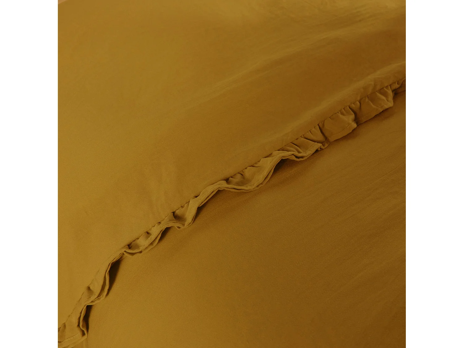 Mikrofaser-Bettwäsche Lavella blassgelb 160x200 cm