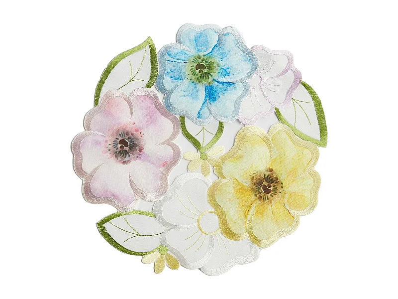 Deckchen Flores Mittel Mehrfarbig