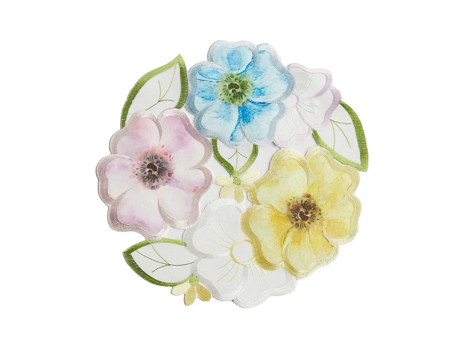 Deckchen Flores Mittel Mehrfarbig