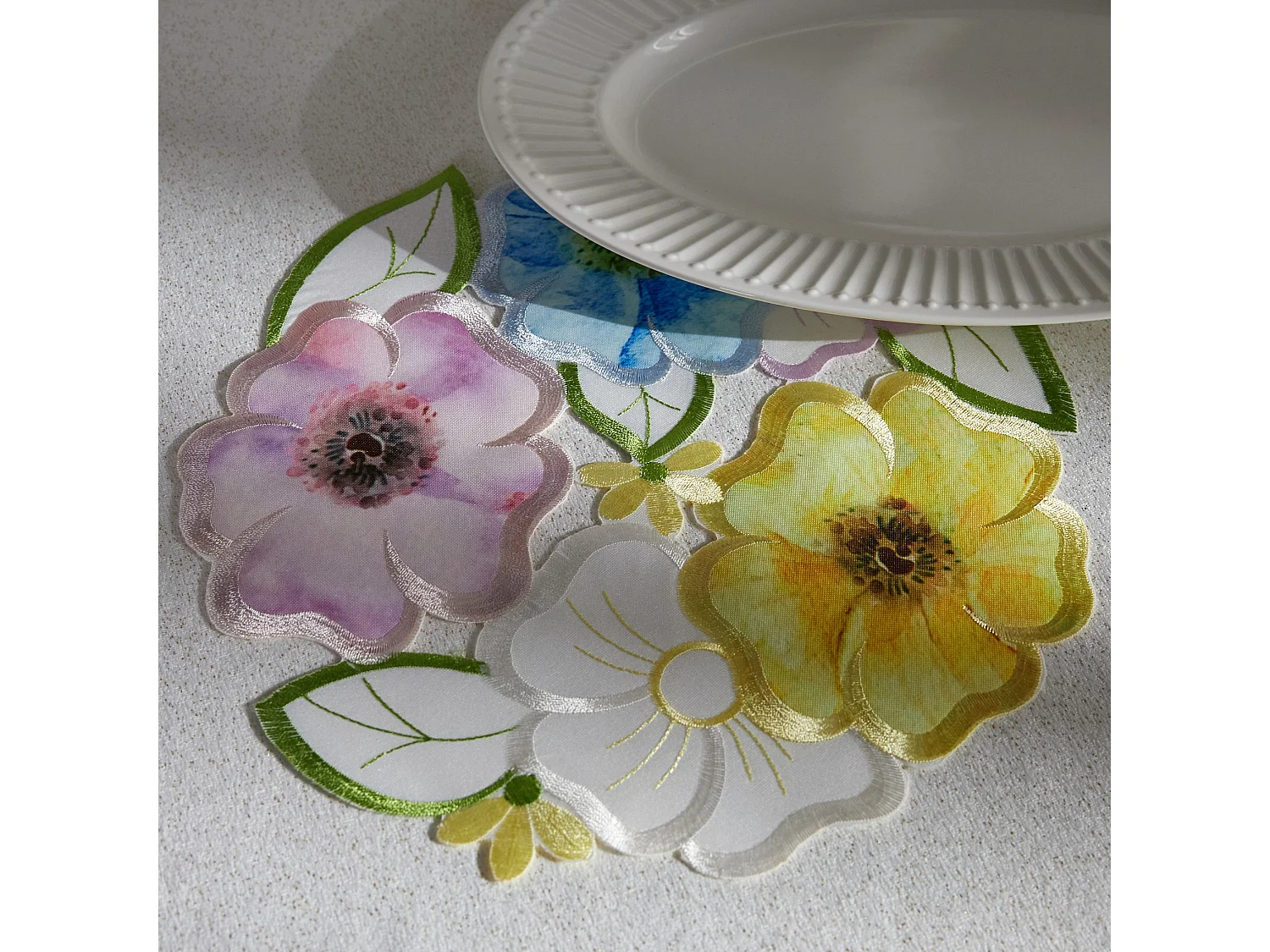 Deckchen Flores Mittel Mehrfarbig