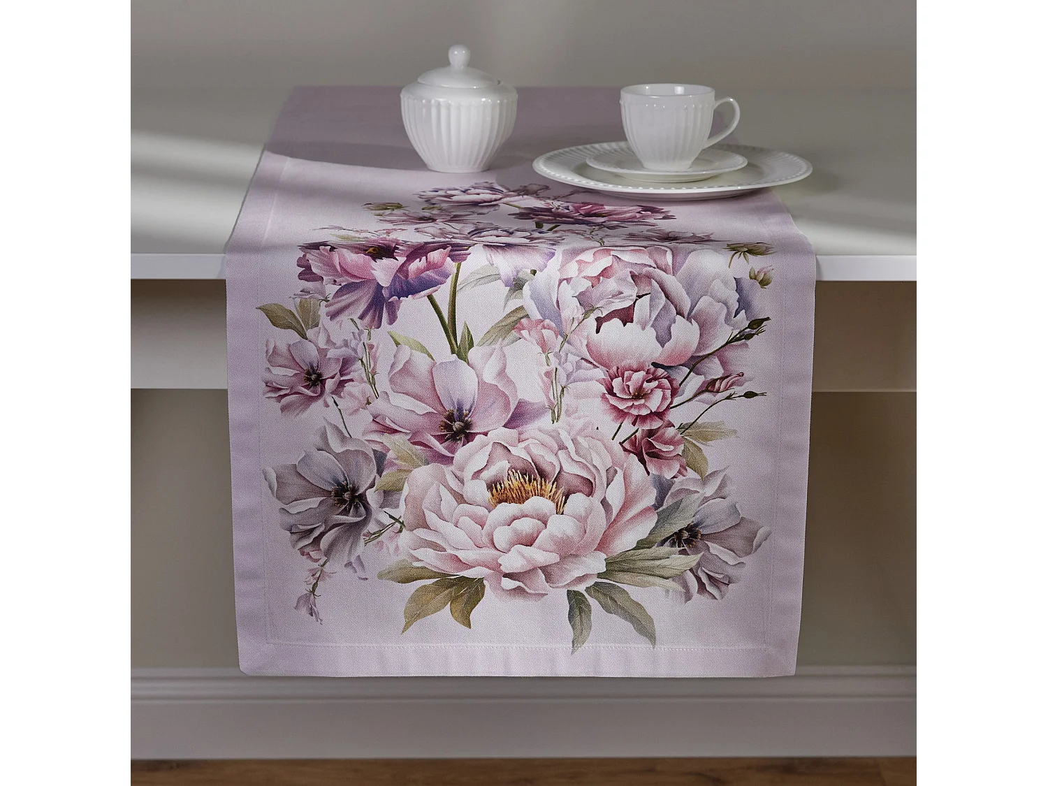 Tischläufer Aurelis Mittelrosa 40 x 180