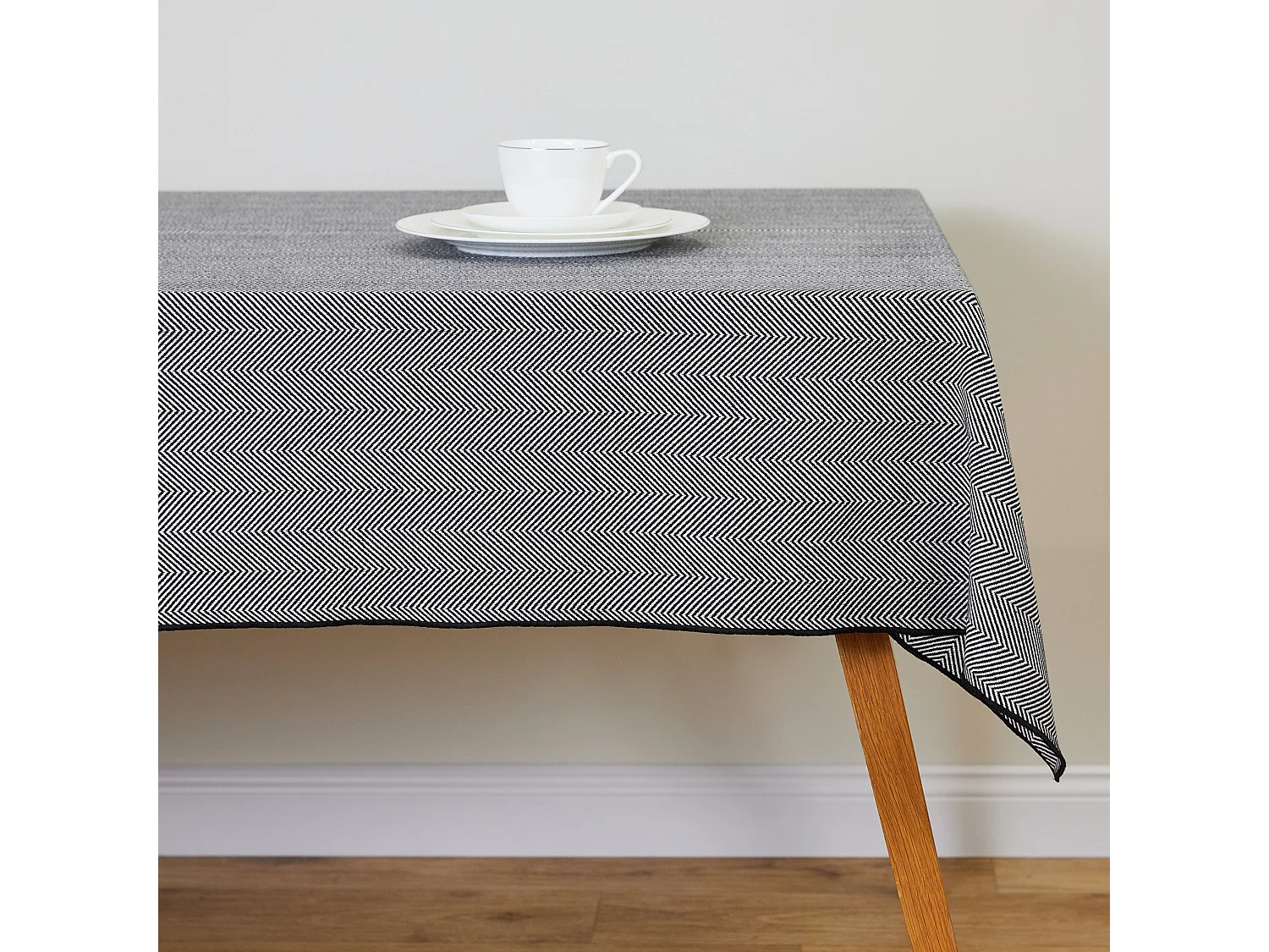 Tischtuch Catron Dunkelgrau 150 x 220