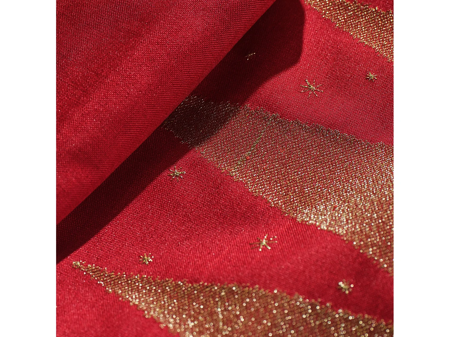 Tischtuch Navario mittelrot 150 x 220