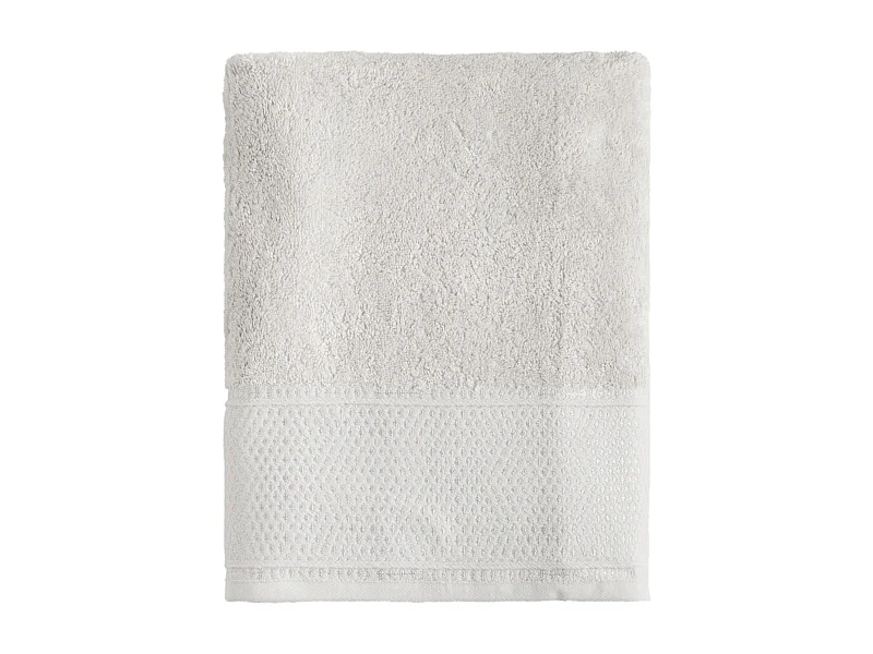 Handtuch aus ägyptischer Baumwolle Destello mittelgrau 70x130