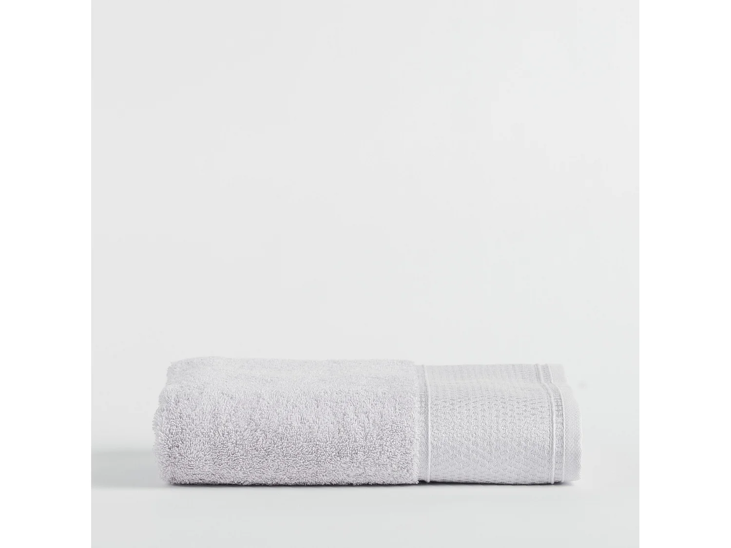Handtuch aus ägyptischer Baumwolle Destello mittelgrau 70x130