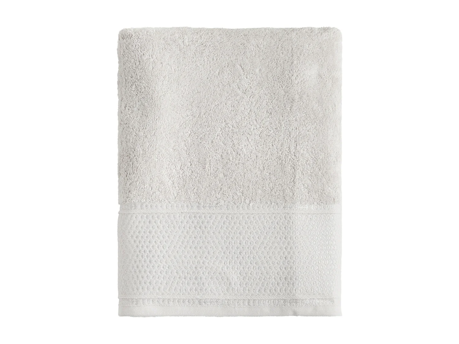 Handtuch aus ägyptischer Baumwolle Destello mittelgrau 70x130