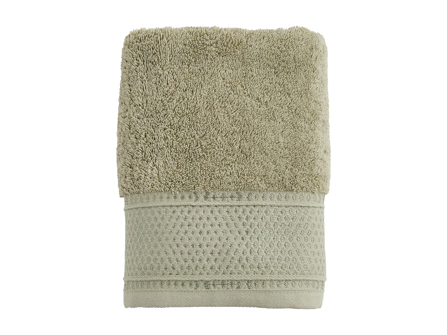 Handtuch aus ägyptischer Baumwolle Destello mittelgrün 50x90