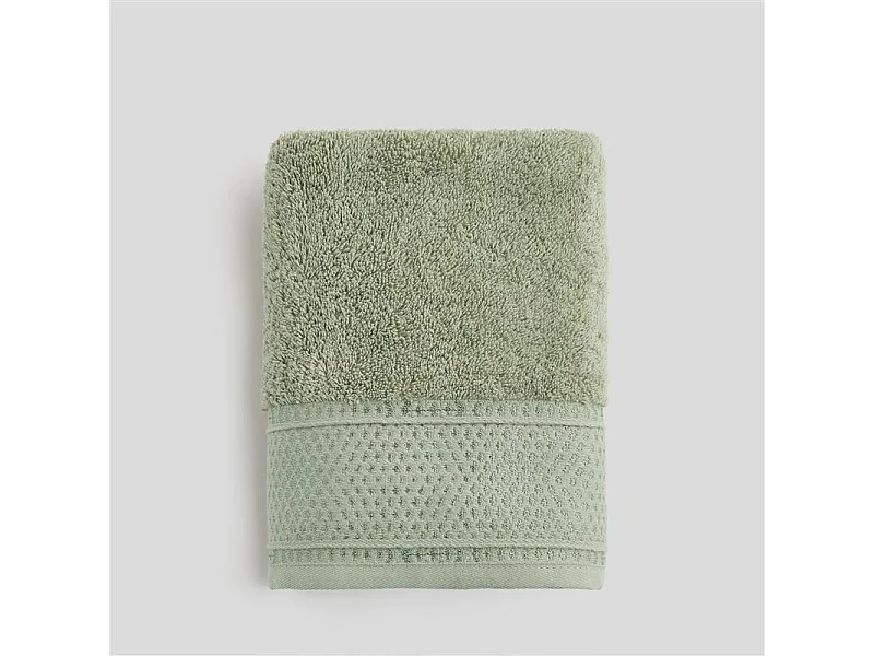 Handtuch aus ägyptischer Baumwolle Destello mittelgrün 50x90