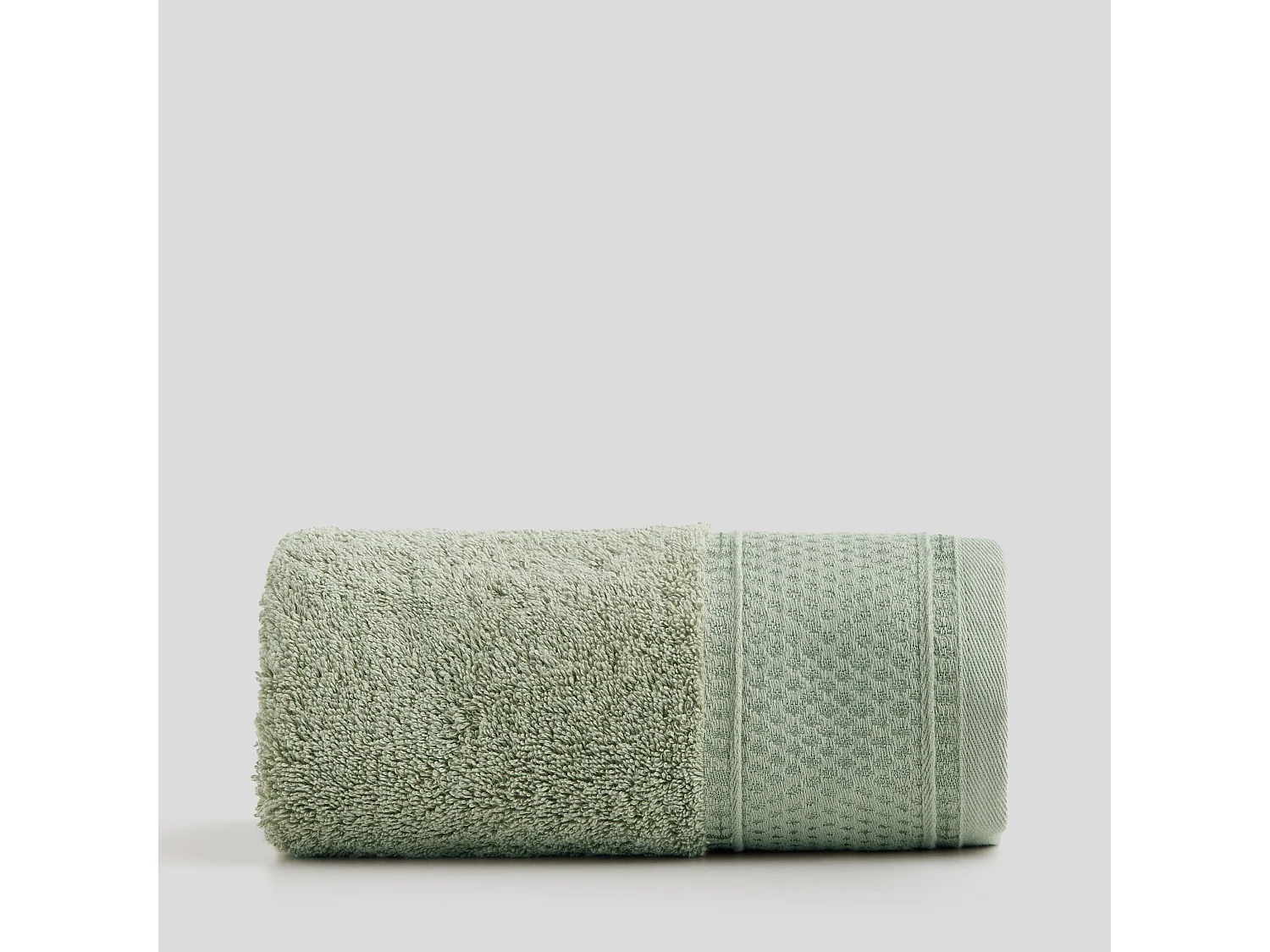 Handtuch aus ägyptischer Baumwolle Destello mittelgrün 50x90