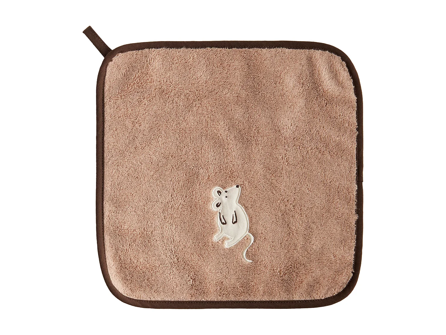 Badetuch Nooks mittelbraun 30x30