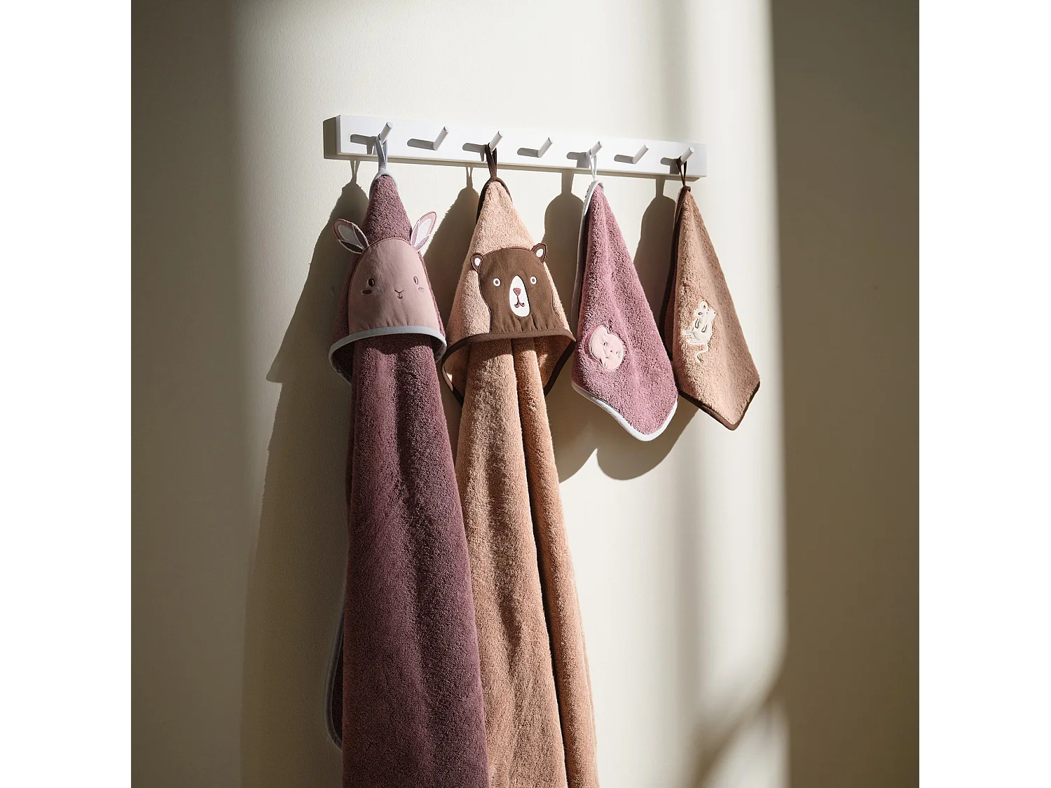 Badetuch Nooks mittelbraun 30x30