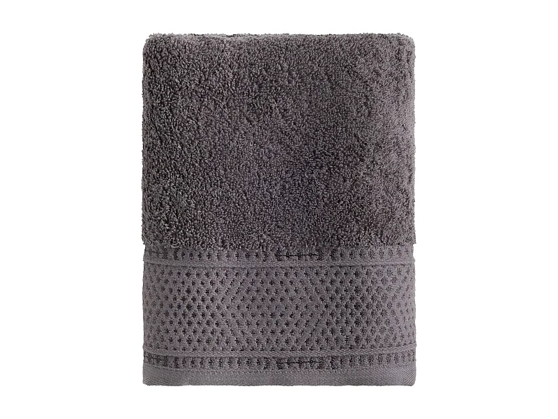 Handtuch aus ägyptischer Baumwolle Destello dunkelgrau 50 x 90