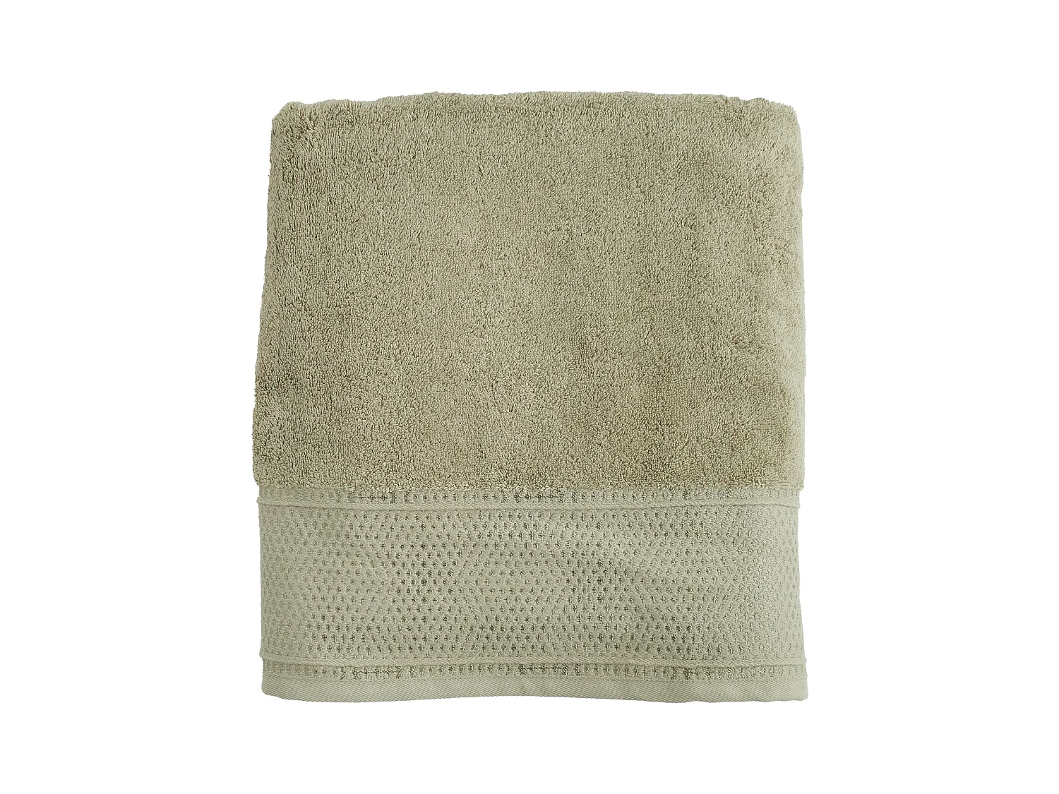 Handtuch aus ägyptischer Baumwolle Destello mittelgrün 100 x 140