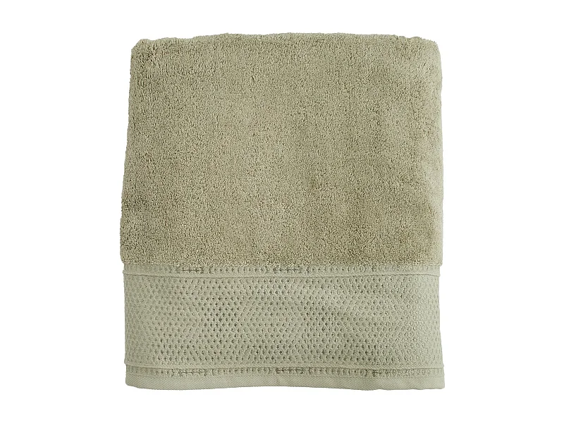 Handtuch aus ägyptischer Baumwolle Destello mittelgrün 100 x 140