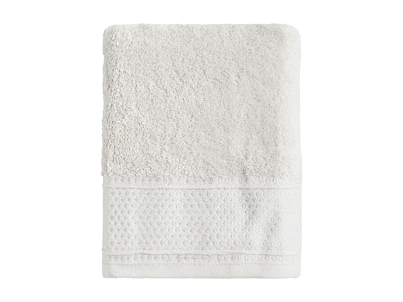 Handtuch aus ägyptischer Baumwolle Destello mittelgrau 50x90