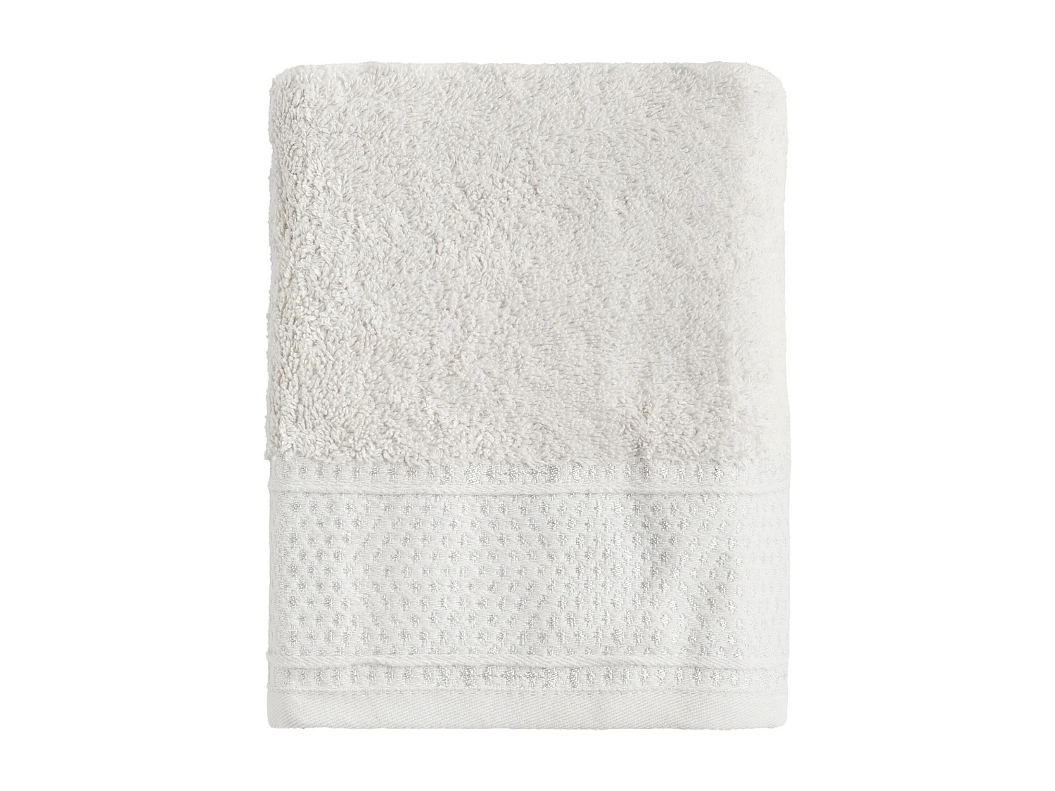 Handtuch aus ägyptischer Baumwolle Destello mittelgrau 50x90