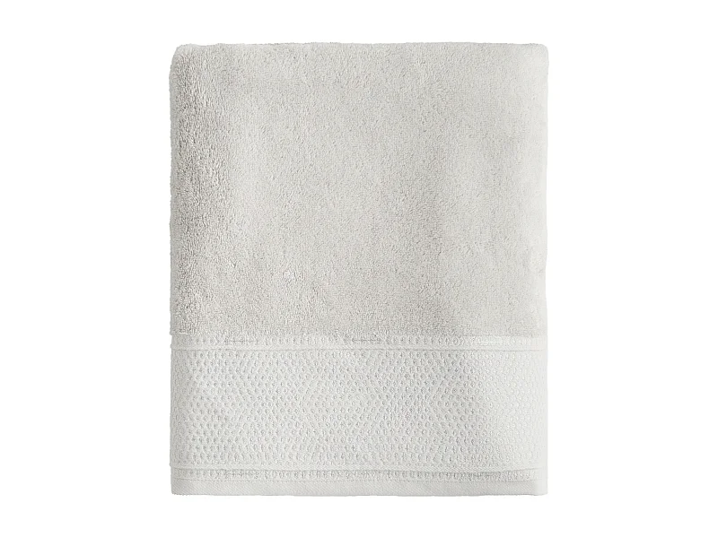 Handtuch aus ägyptischer Baumwolle Destello mittelgrau 100 x 140 cm