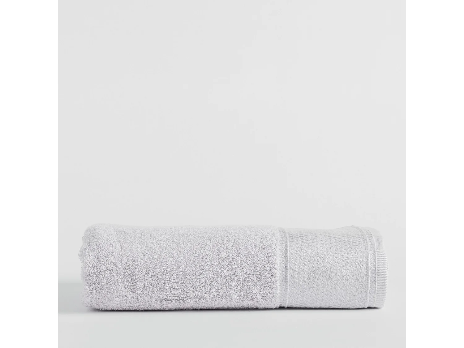 Handtuch aus ägyptischer Baumwolle Destello mittelgrau 100 x 140 cm