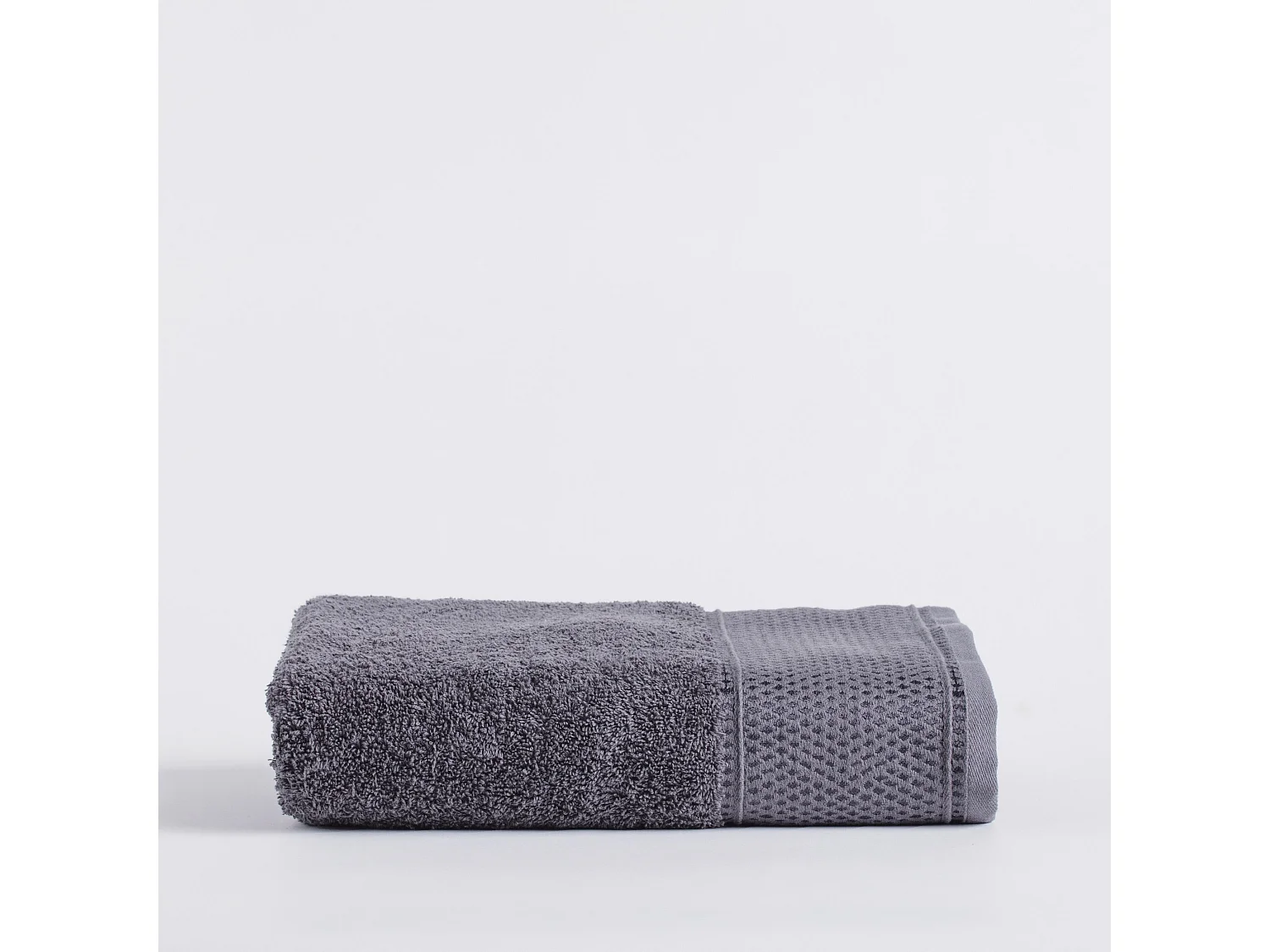Handtuch aus ägyptischer Baumwolle Destello Dunkelgrau 70x130