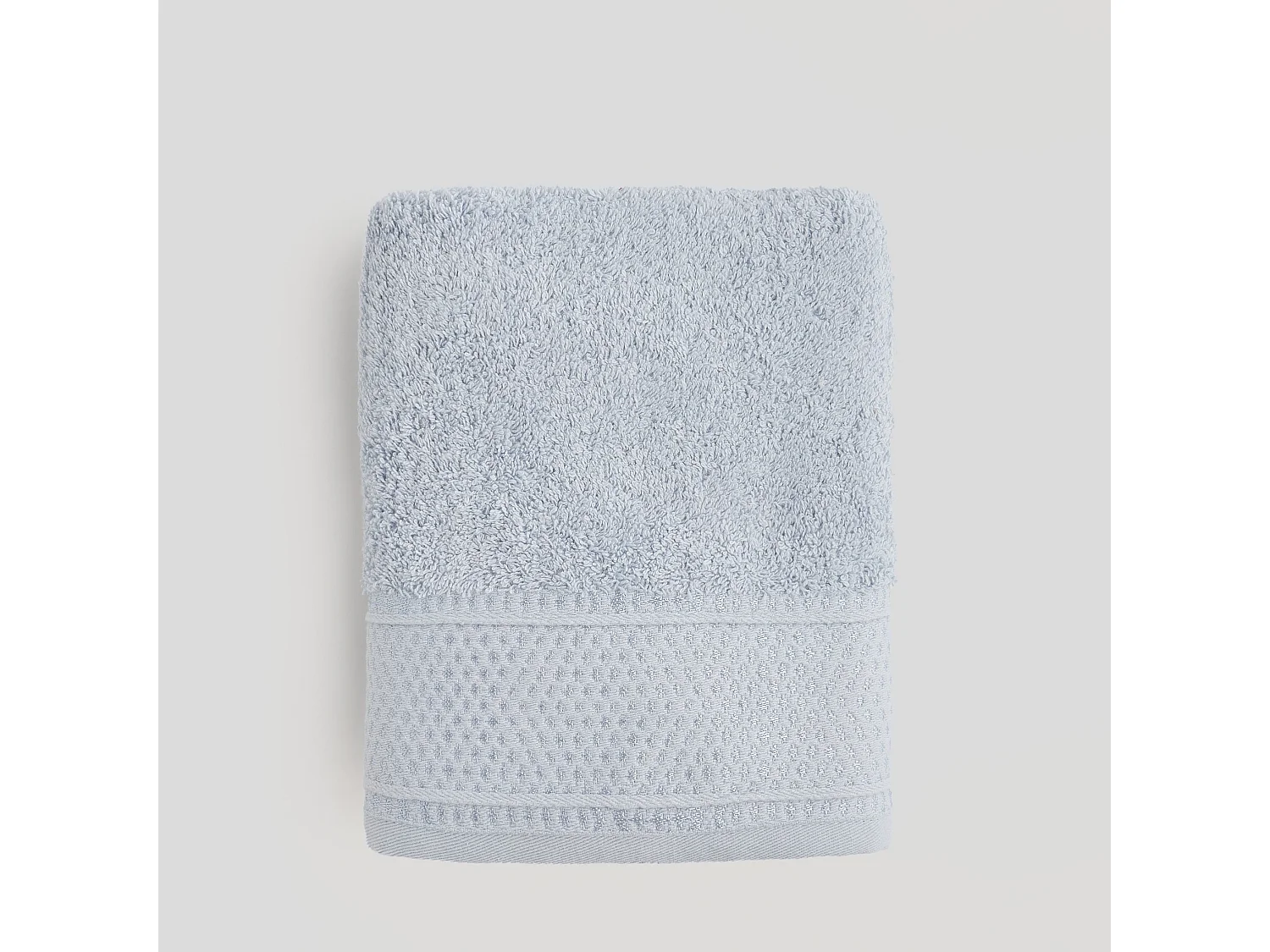 Handtuch aus ägyptischer Baumwolle Destello hellblau 50x90